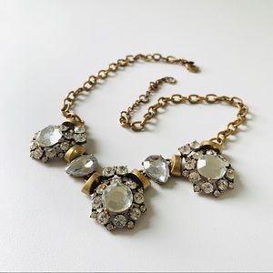 J.Crew beaded floral necklace